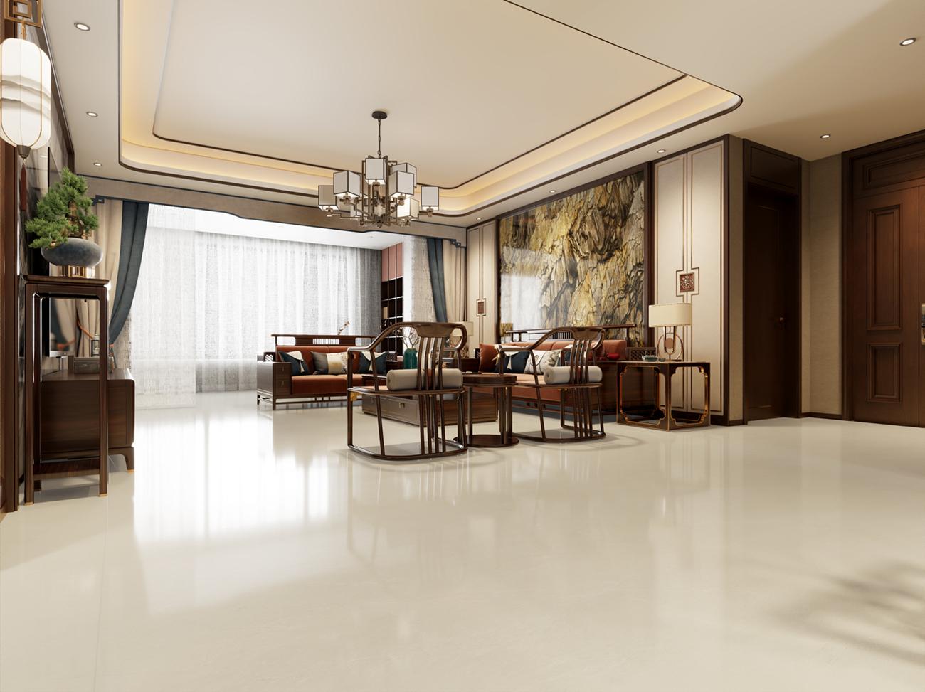 風(fēng)頭勁熱 | 能強(qiáng)瓷磚【極致理石】不一樣的新中式！